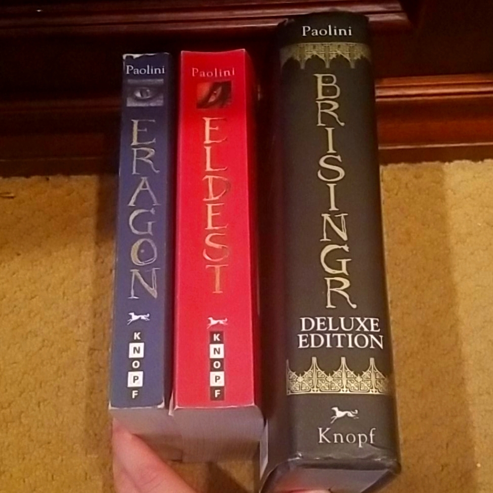 Inheritance Cycle (a.k.a. Eragon) books 1 - 3